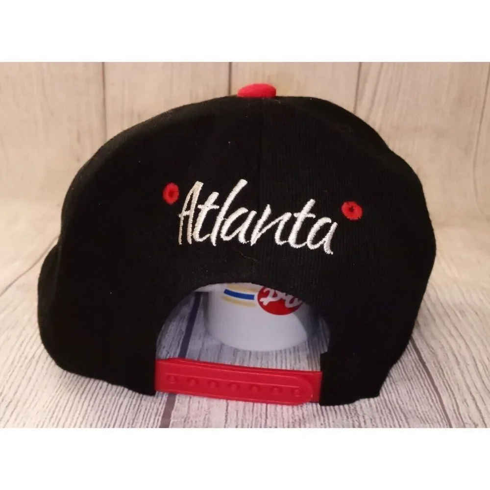 Atlanta, Georgia Embroidered Snapback Cap/Hat Red/Black One Size Destination ATL